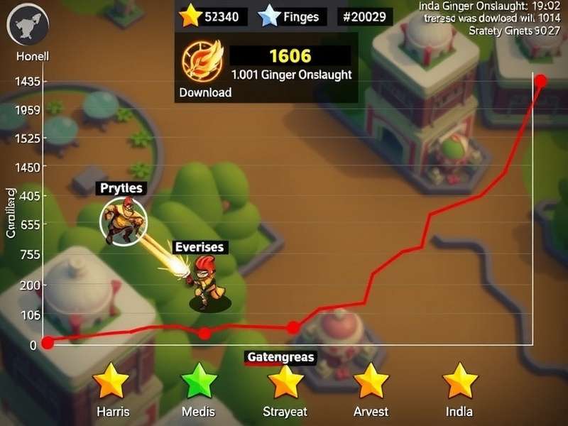 Ginger Onslaught gameplay screenshot showing strategic elements
